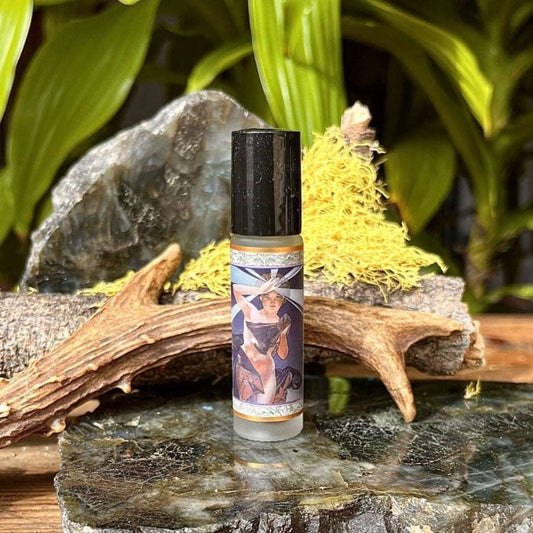 1 oz Awaken Natural Roll-On Perfume with Organic Essential Oils of Orange, Petitgrain, & Rosemary Infused in Organic MCT Oil for Morning Energy and Clarity