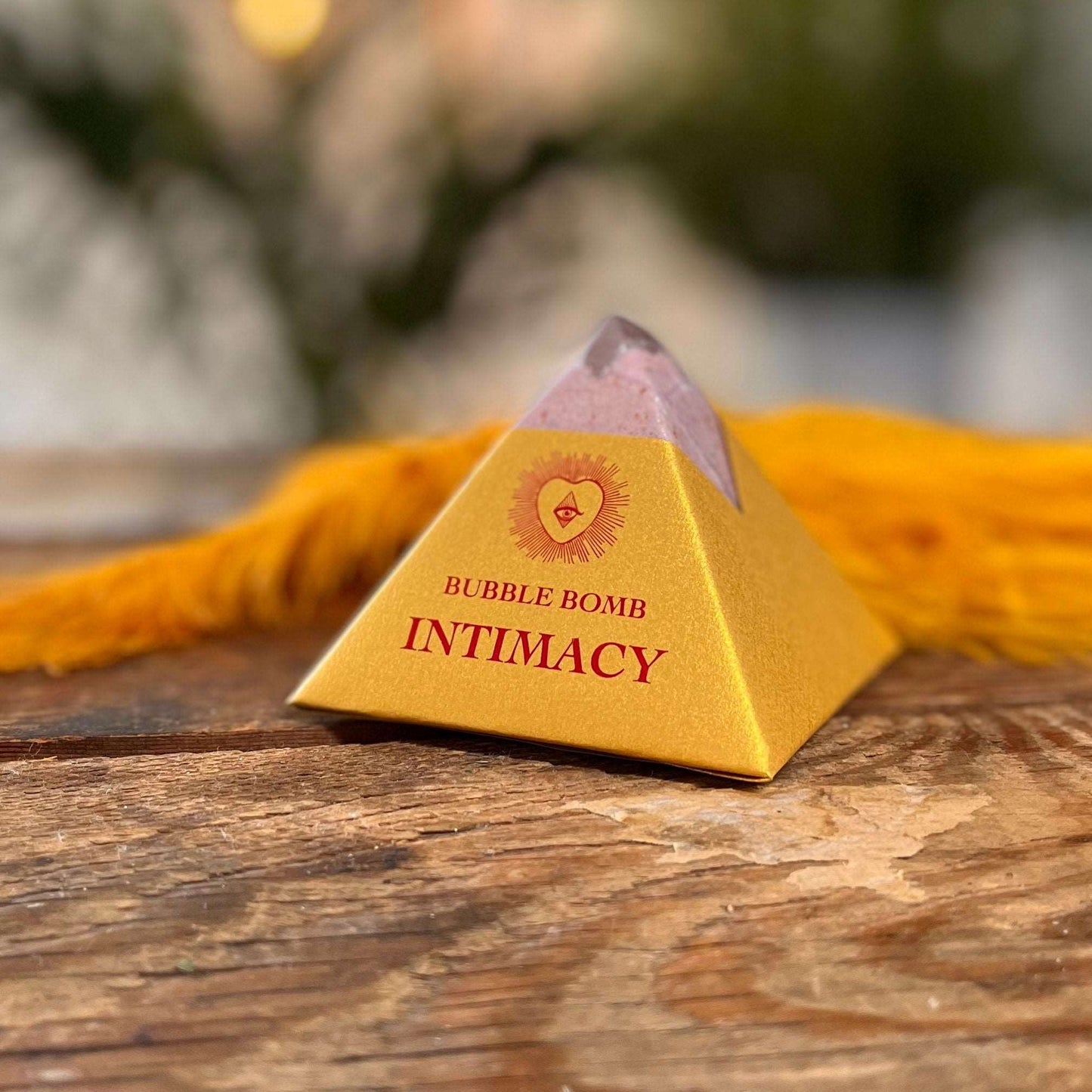 Elevate your bath time with our Intimacy Bubble Bomb, infused with the enticing blend of organic Orange, Bergamot, and Grapefruit essential oils. Immerse yourself in a luxurious bubble bath experience that promotes a sensual and uplifting atmosphere, enhancing feelings of connection and joy.