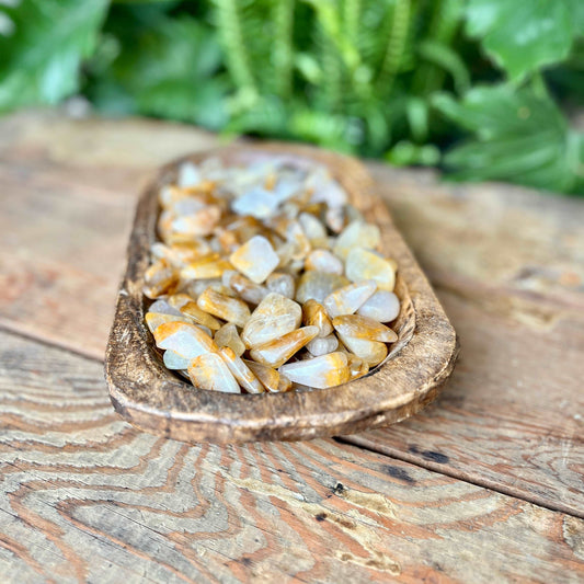 Golden Healer Quartz Tumbled Crystal - Bask in the radiant energies of Golden Healer Quartz. Revered for its healing properties, this crystal is believed to infuse the spirit with golden light, promoting balance and spiritual growth.