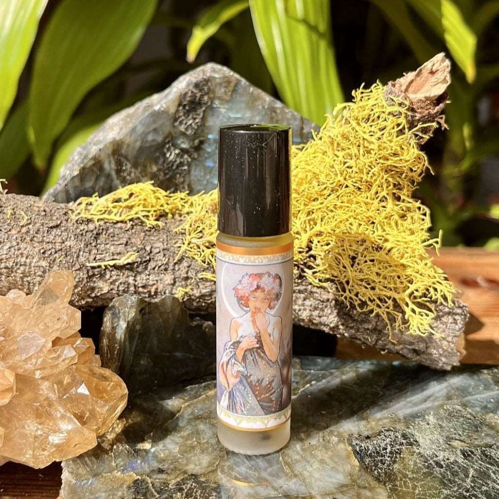 1 oz Heart Opener Natural Roll-On Perfume with Loving Organic Essential Oils of Rose, Palo Santo, & Vetiver Infused in Organic MCT Oil for Emotional Healing and Compassion