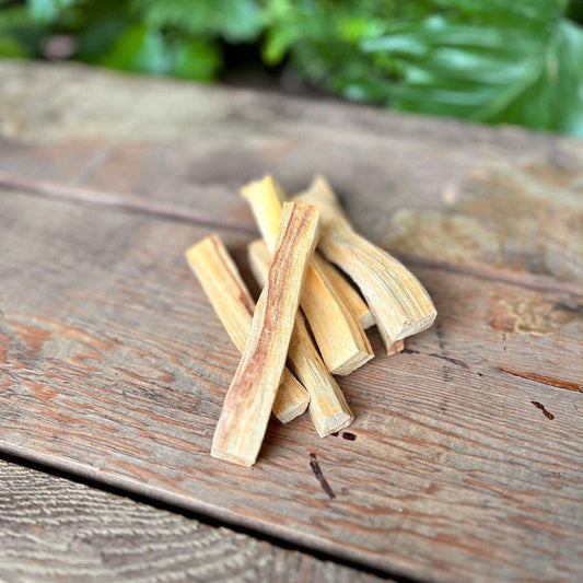 Experience the sacred and sustainable energy of our Palo Santo Sticks. Sourced responsibly, these sticks offer a purifying and grounding aroma, allowing you to enhance your rituals and create a tranquil atmosphere with the assurance of ethical and sustainable practices.