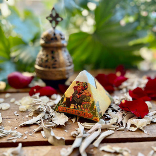 Immerse yourself in the enchanting aura of our Ritual Smoke Bath Bomb, blending Orange, Fir, Cedar, and Firewood essential oils. Embrace the ritualistic experience and let the captivating fragrance elevate your spirits.