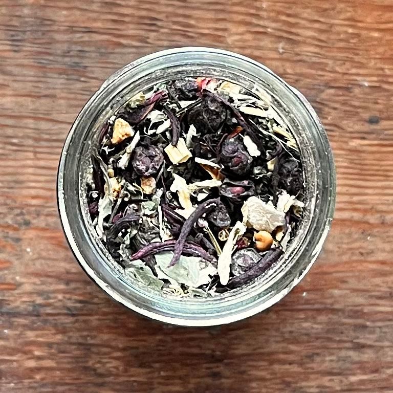 Celebrate the joy of Beltane with our Beltane | Begin Anew Ritual Tea. This organic blend features hibiscus, schisandra, lemon balm, nettle leaf, marshmallow root, licorice, ginger root, and tulsi holy basil. Crafted to align with the vibrant energies of growth and new beginnings, this herbal infusion offers a flavorful and uplifting experience during your Beltane rituals. Sip and embrace the fresh start with this thoughtfully blended tea.